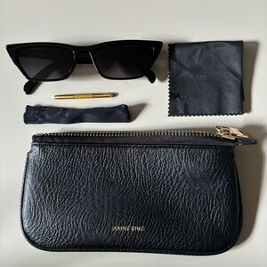 Anine Bing Black Lyon Sunglasses